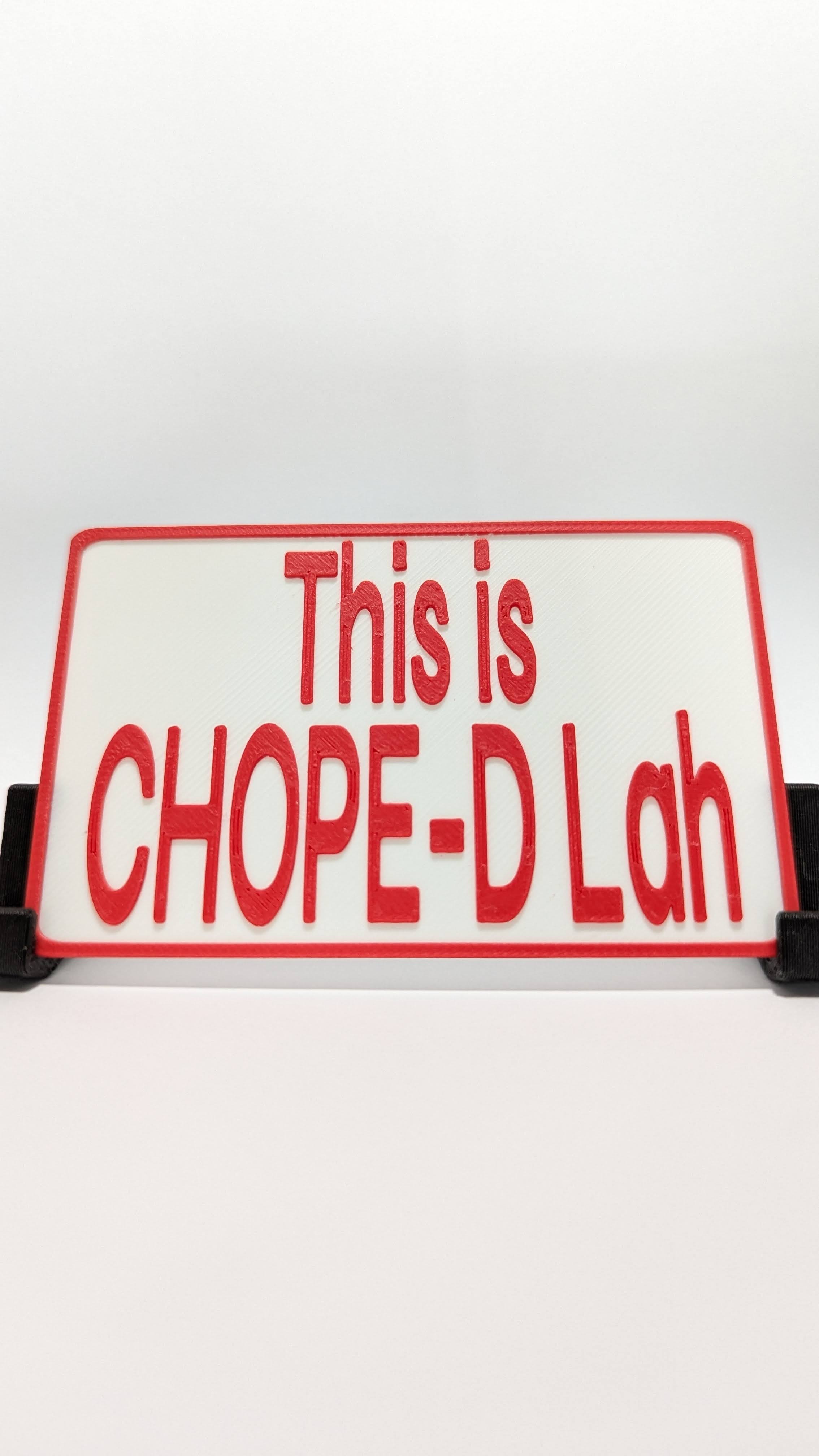 Chope Lah - Reserving, the Sing-lish way