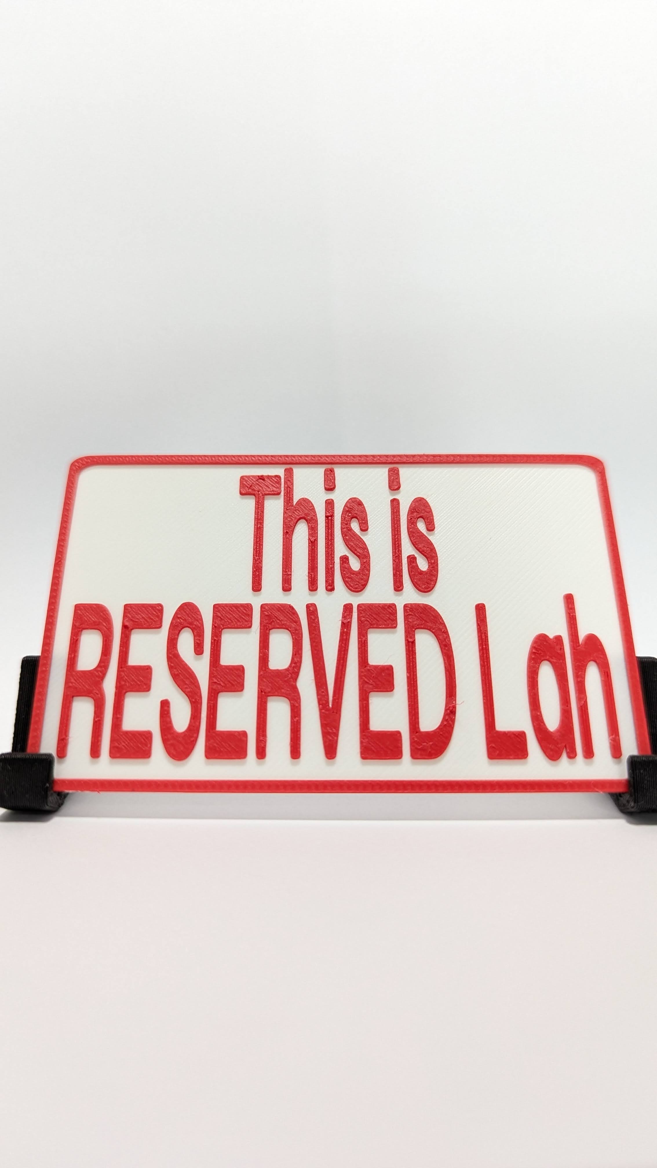 Chope Lah - Reserving, the Sing-lish way